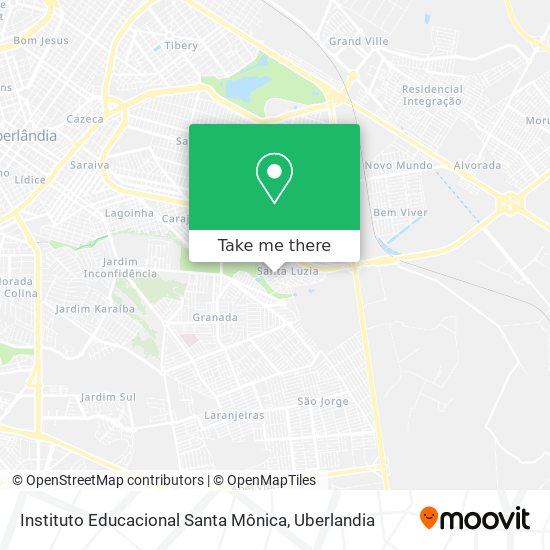 Instituto Educacional Santa Mônica map