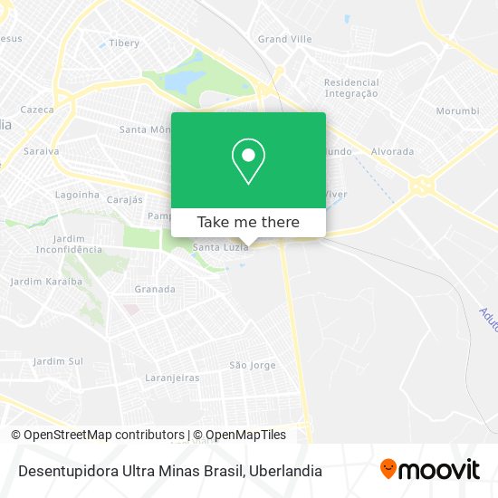 Desentupidora Ultra Minas Brasil map