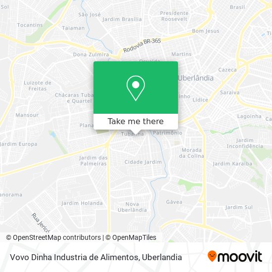 Vovo Dinha Industria de Alimentos map
