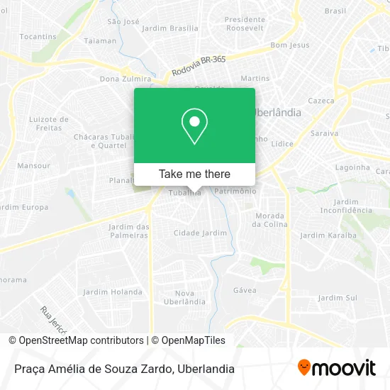Praça Amélia de Souza Zardo map