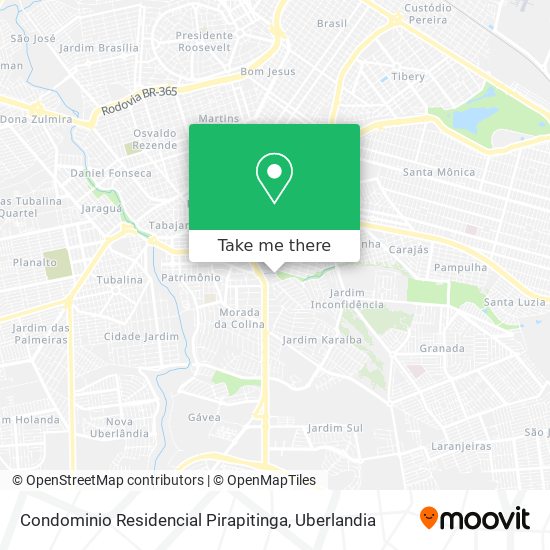 Condominio Residencial Pirapitinga map