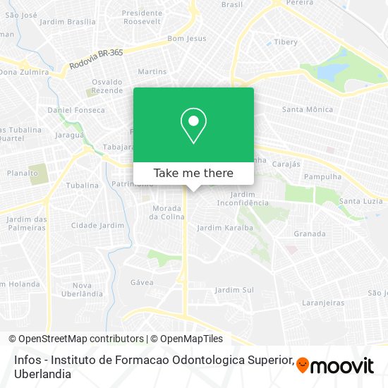 Infos - Instituto de Formacao Odontologica Superior map