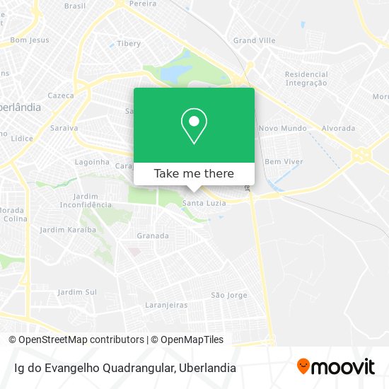 Ig do Evangelho Quadrangular map