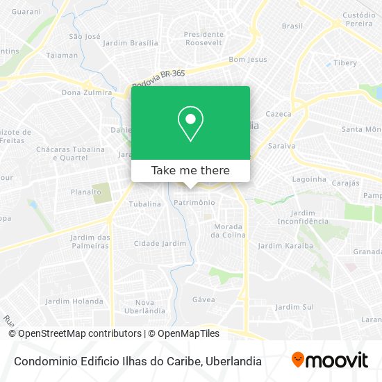 Condominio Edificio Ilhas do Caribe map