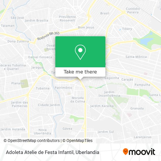 Adoleta Atelie de Festa Infantil map