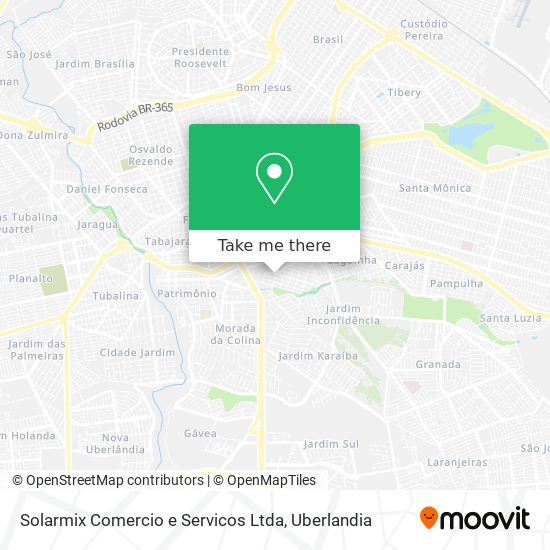 Solarmix Comercio e Servicos Ltda map