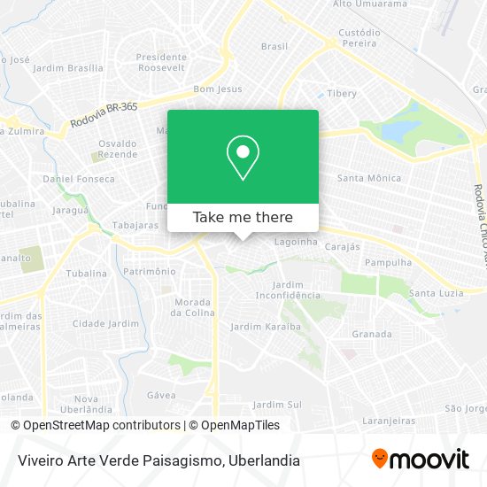 Viveiro Arte Verde Paisagismo map