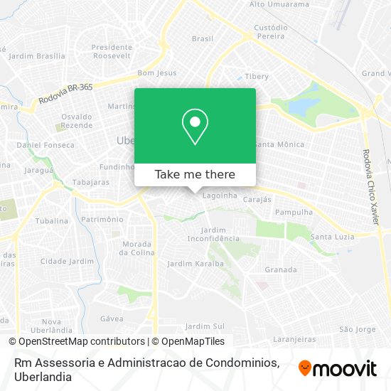 Rm Assessoria e Administracao de Condominios map