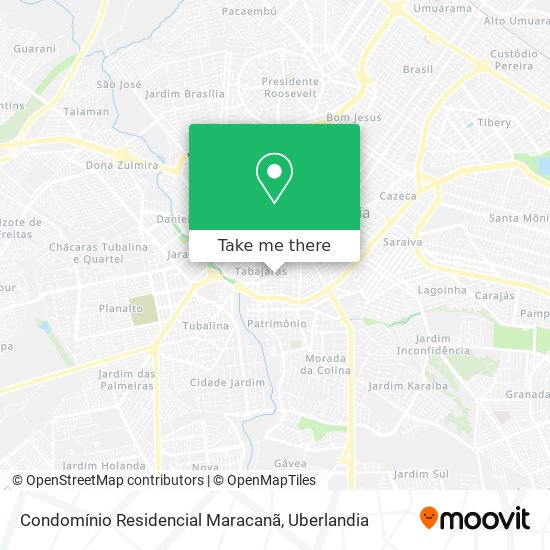 Condomínio Residencial Maracanã map