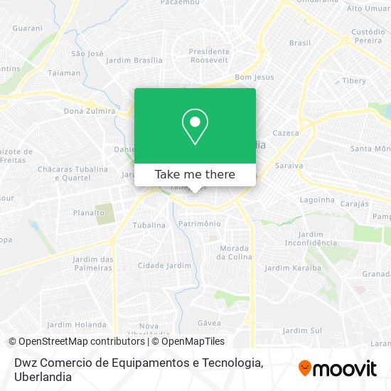 Mapa Dwz Comercio de Equipamentos e Tecnologia