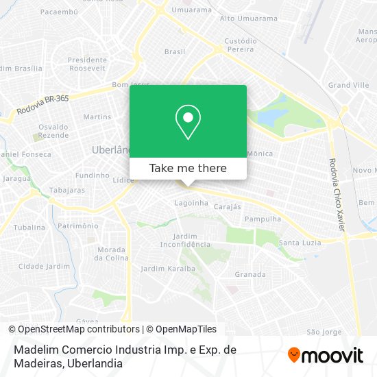 Madelim Comercio Industria Imp. e Exp. de Madeiras map
