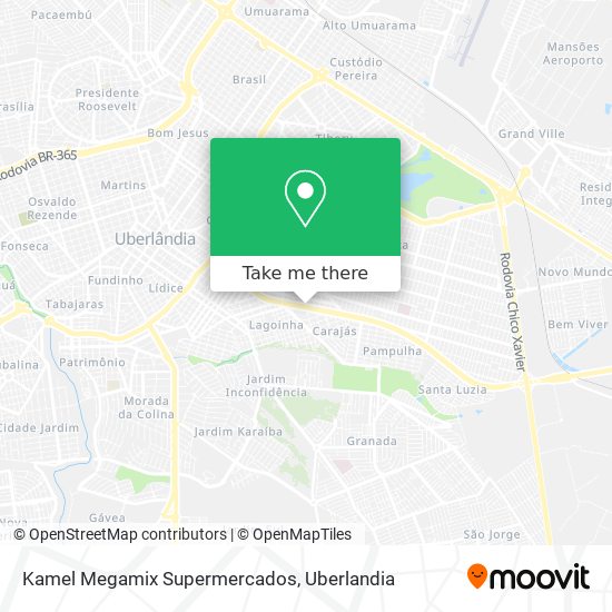 Mapa Kamel Megamix Supermercados
