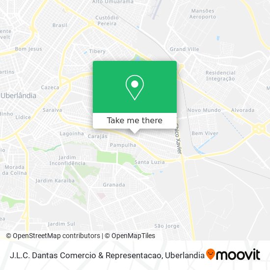 J.L.C. Dantas Comercio & Representacao map