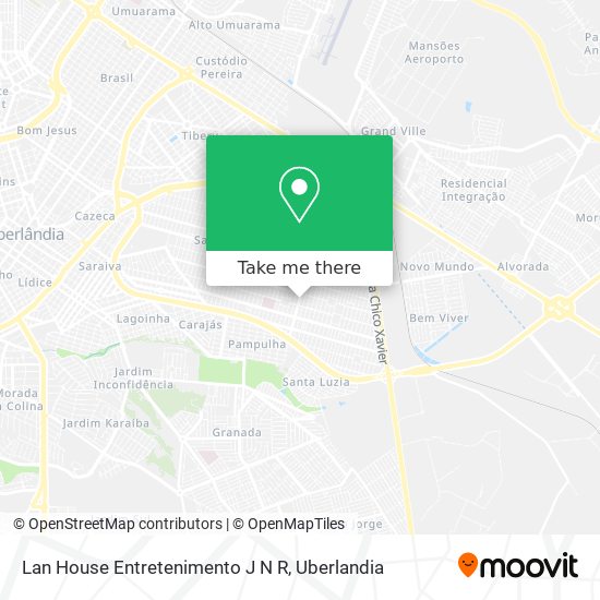 Lan House Entretenimento J N R map
