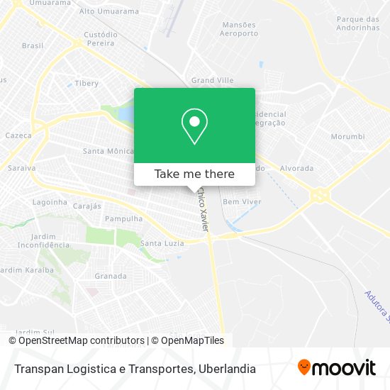 Transpan Logistica e Transportes map