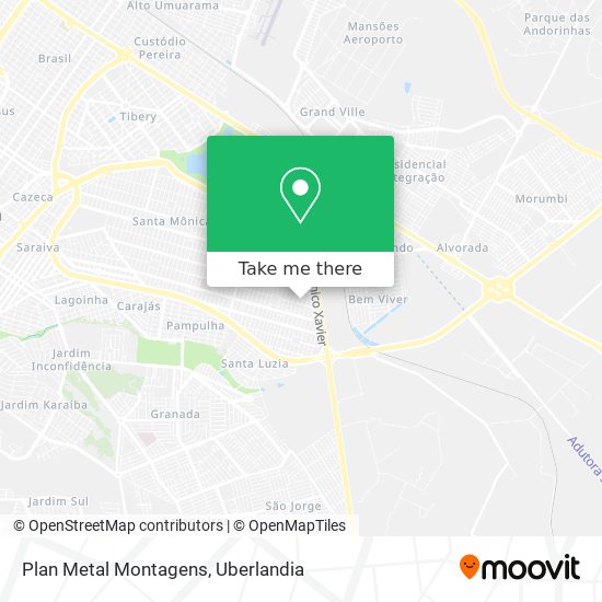 Plan Metal Montagens map