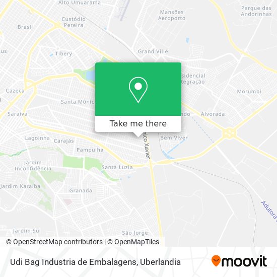 Udi Bag Industria de Embalagens map