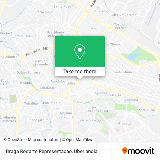 Braga Rodarte Representacao map
