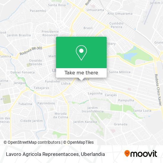 Lavoro Agricola Representacoes map