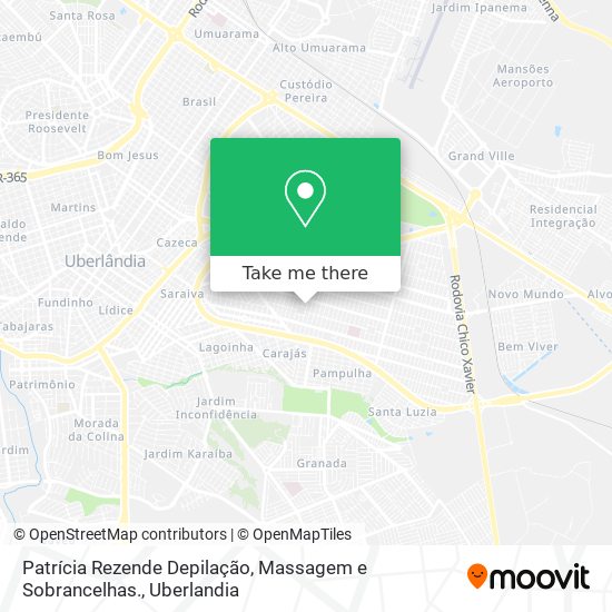 Patrícia Rezende Depilação, Massagem e Sobrancelhas. map