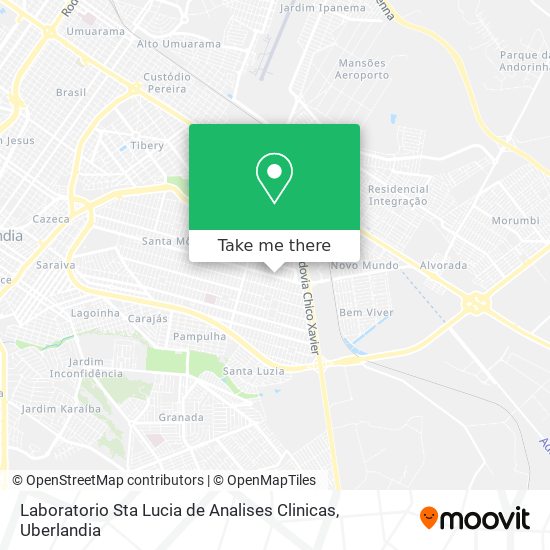 Laboratorio Sta Lucia de Analises Clinicas map
