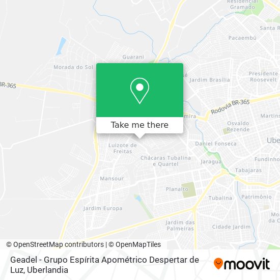 Geadel - Grupo Espírita Apométrico Despertar de Luz map