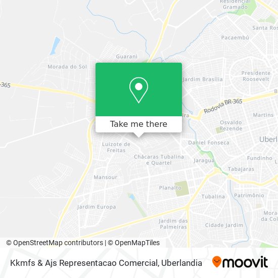 Mapa Kkmfs & Ajs Representacao Comercial