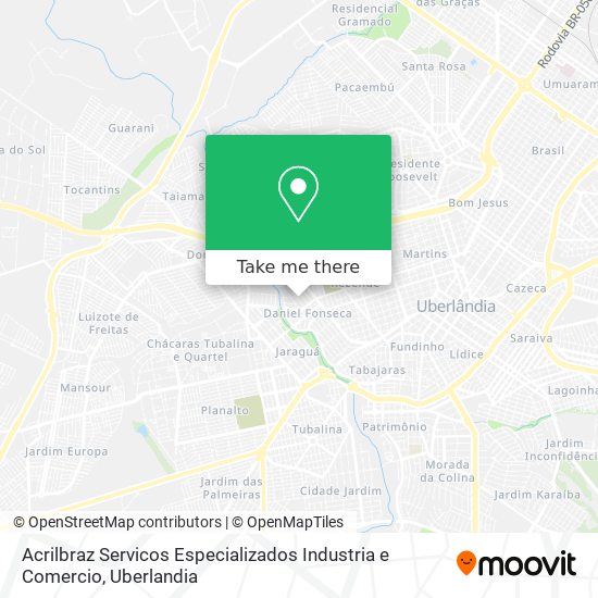 Acrilbraz Servicos Especializados Industria e Comercio map