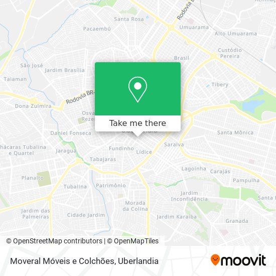 Moveral Móveis e Colchões map