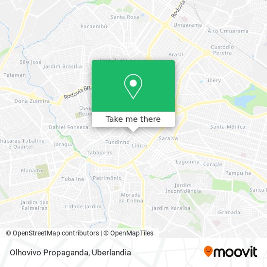 Olhovivo Propaganda map
