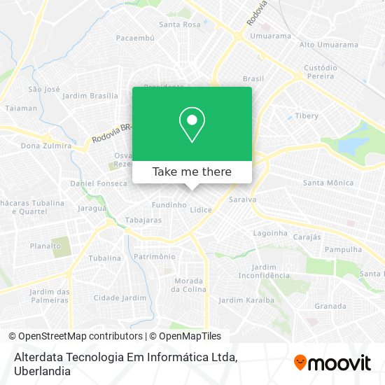 Mapa Alterdata Tecnologia Em Informática Ltda