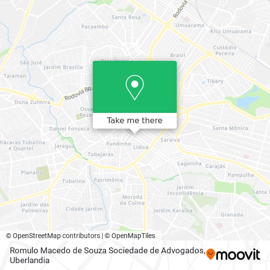 Romulo Macedo de Souza Sociedade de Advogados map