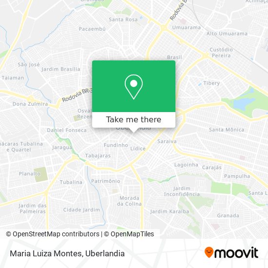 Maria Luiza Montes map