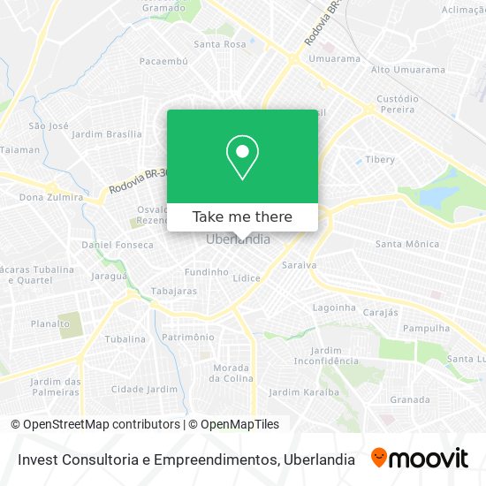 Invest Consultoria e Empreendimentos map