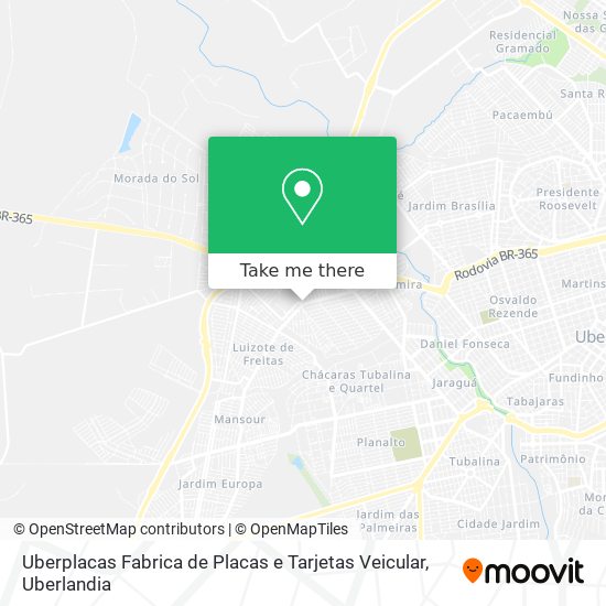 Mapa Uberplacas Fabrica de Placas e Tarjetas Veicular