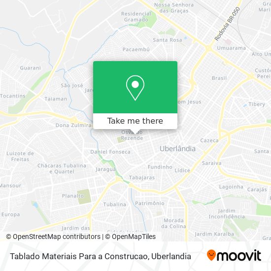 Tablado Materiais Para a Construcao map