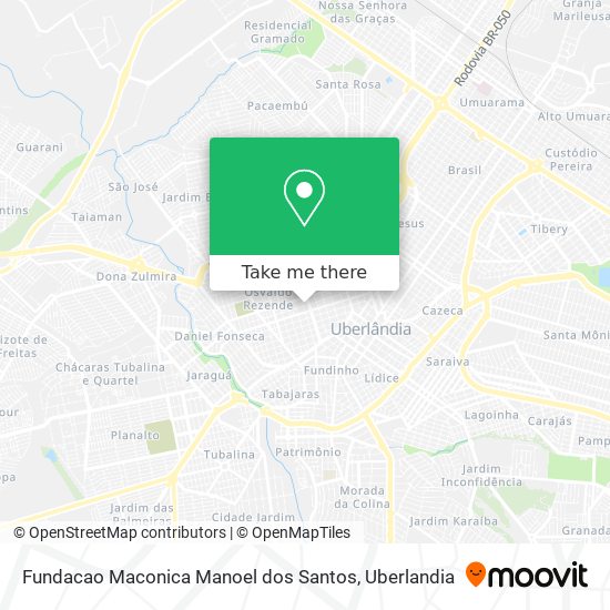 Fundacao Maconica Manoel dos Santos map