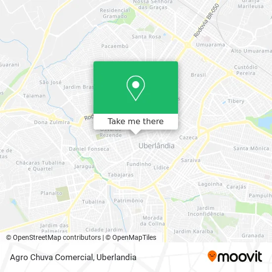 Agro Chuva Comercial map
