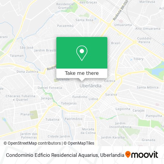 Condominio Edficio Residencial Aquarius map