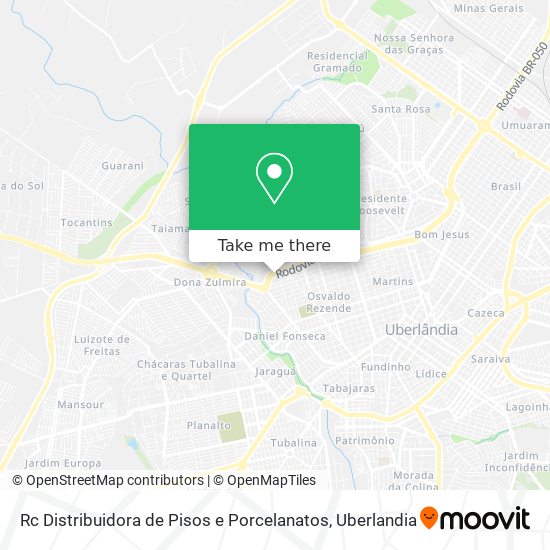 Rc Distribuidora de Pisos e Porcelanatos map