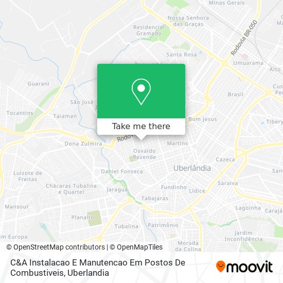 C&A Instalacao E Manutencao Em Postos De Combustiveis map