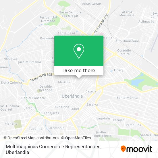 Multimaquinas Comercio e Representacoes map