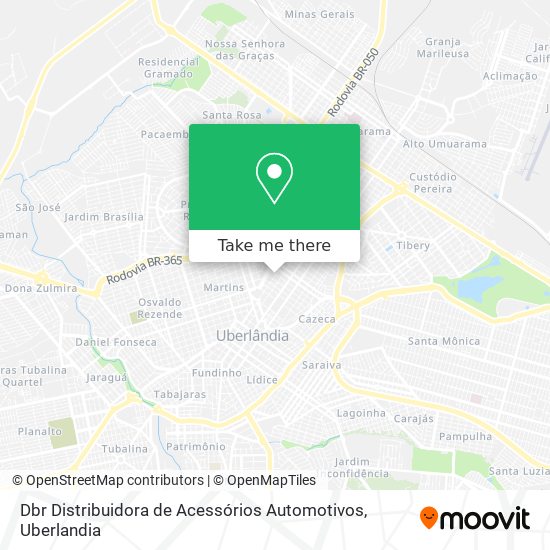 Dbr Distribuidora de Acessórios Automotivos map