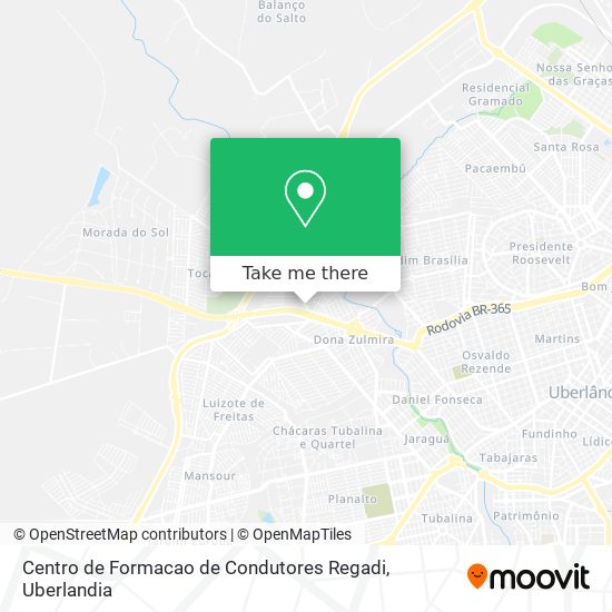 Centro de Formacao de Condutores Regadi map