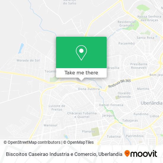 Biscoitos Caseirao Industria e Comercio map