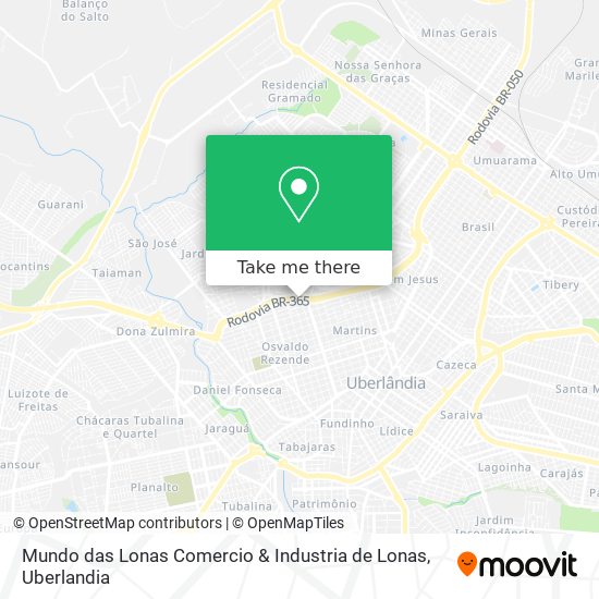 Mundo das Lonas Comercio & Industria de Lonas map