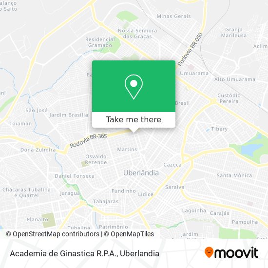 Academia de Ginastica R.P.A. map