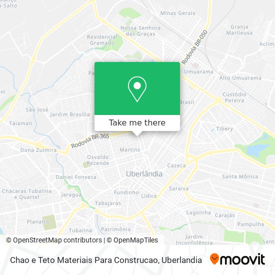 Chao e Teto Materiais Para Construcao map