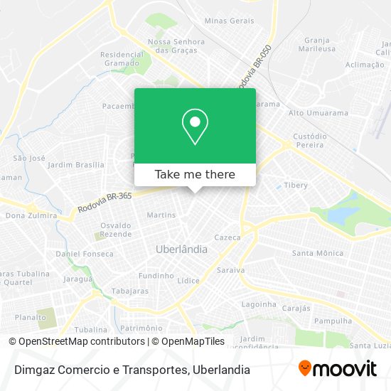 Dimgaz Comercio e Transportes map