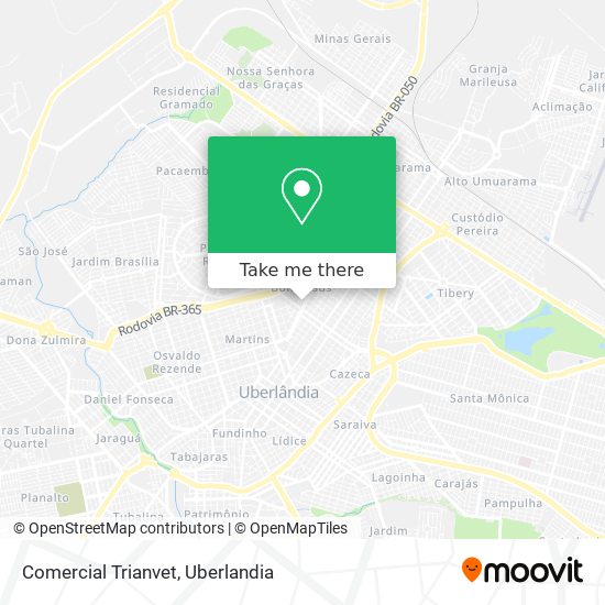 Comercial Trianvet map